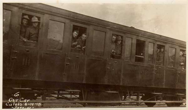 80th Div No1 on train headed to training areas